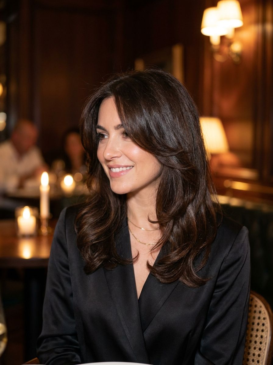 Glamouröse Blowout Layers - Frisuren zum Geburtstag